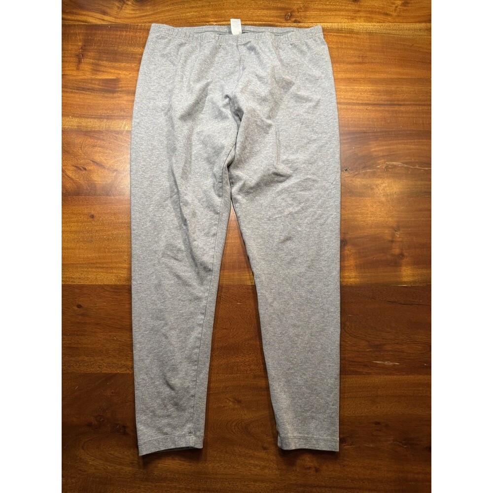 J.Jill Pima Cotton Ankle Leggings Gray Women's Size L Lycra Spandex Casual